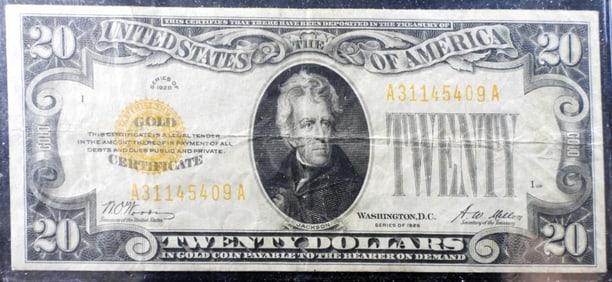 1928 Series $20 Washington D.C. Obsolete