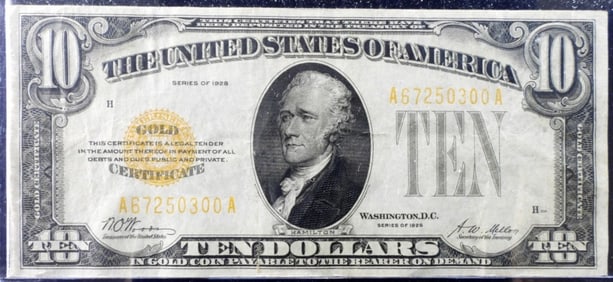 1928 Series $10 Washington D.C. Obsolete