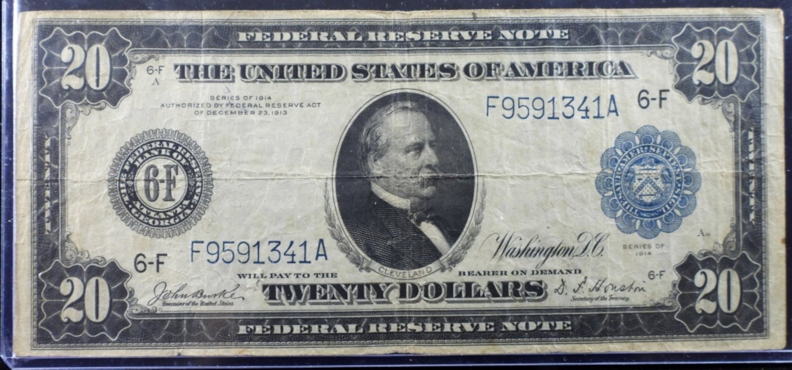 1914 $20 Atlanta, Georgia: Grover Cleveland picture