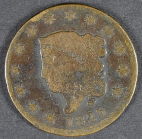 1825 LIBERTY HEAD LARGE CENT