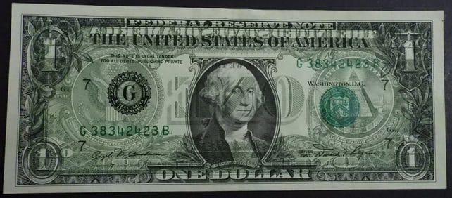 Back to Face Ink Transfer Error $1 1981