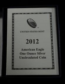 2012-W UNC American Silver Eagle