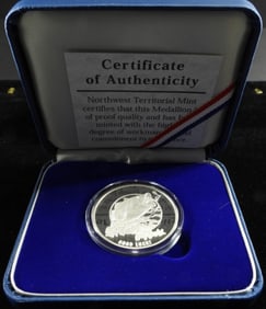 Large Mouth Bass 1oz .999 Silver Round