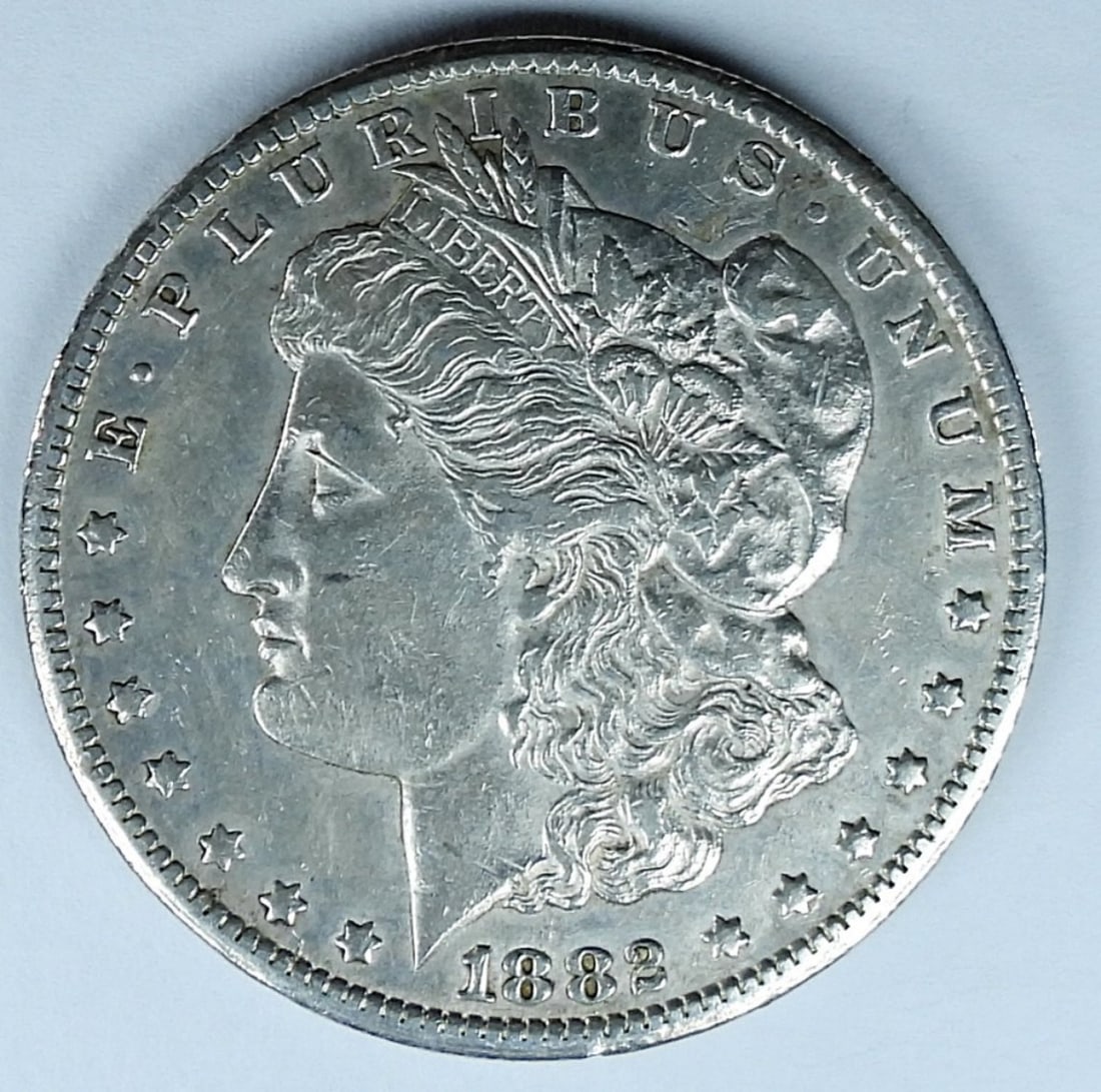 1882-CC Morgan Dollar: Bid live