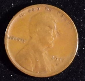 1911-S Lincoln Cent