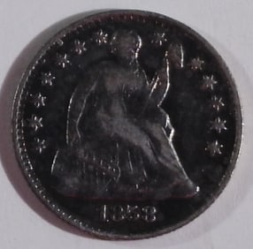 1858 Liberty Seated Half Dime