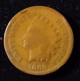 1869 Indian Head Cent