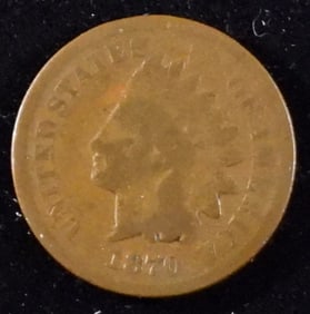 1870 Indian Head Cent