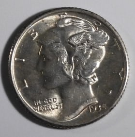 1934 Mercury Dime
