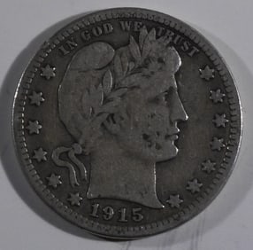 1915-S Barber Quarter