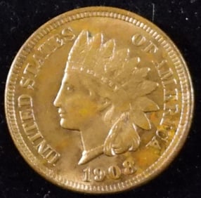 1908 Indian Head Cent