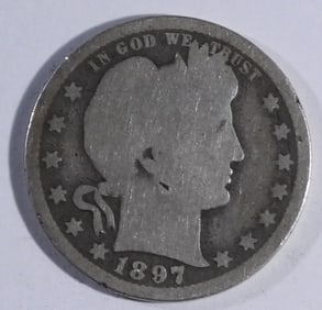 1897-O Barber Quarter