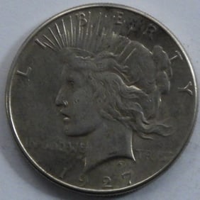 1927-S Peace Dollar