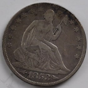 1853-O Liberty Seated Half Dollar