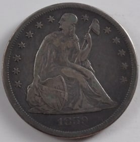1859-O Liberty Seated Dollar
