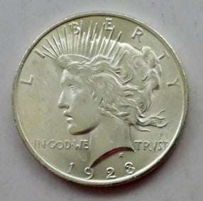 1923 Peace Dollar BU