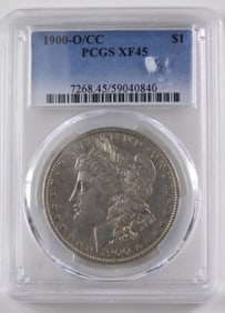 1900-O/CC Morgan Dollar PCGS XF45