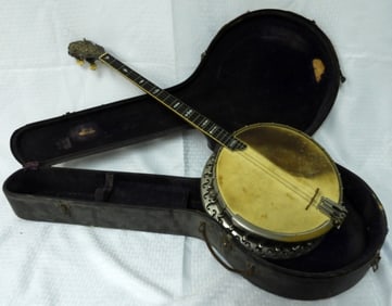 1936 B & D Silver Bell Tenor Banjo