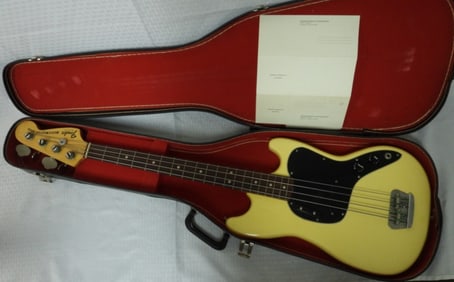 1977 Fender Musicmaster Bass Guitar