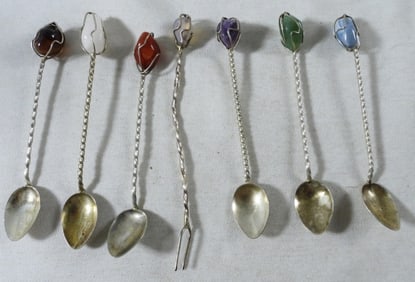 Polished Gemstone Spoons