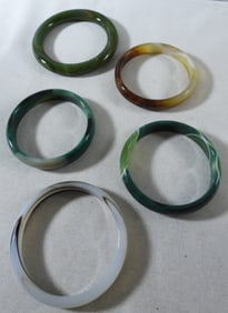 5 Gemstone Bangles