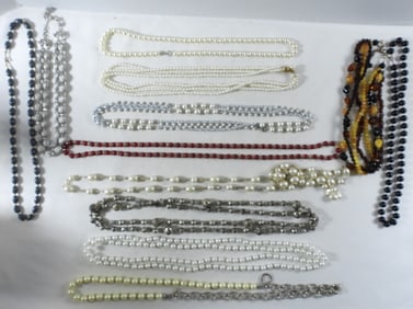 12 Beaded Necklaces