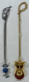 Two Owl Necklaces