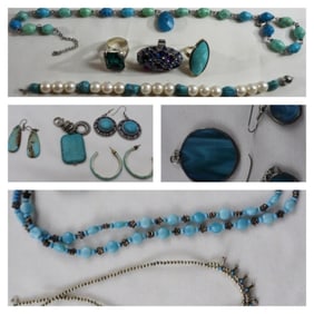 Turquoise Color Mixed Lot