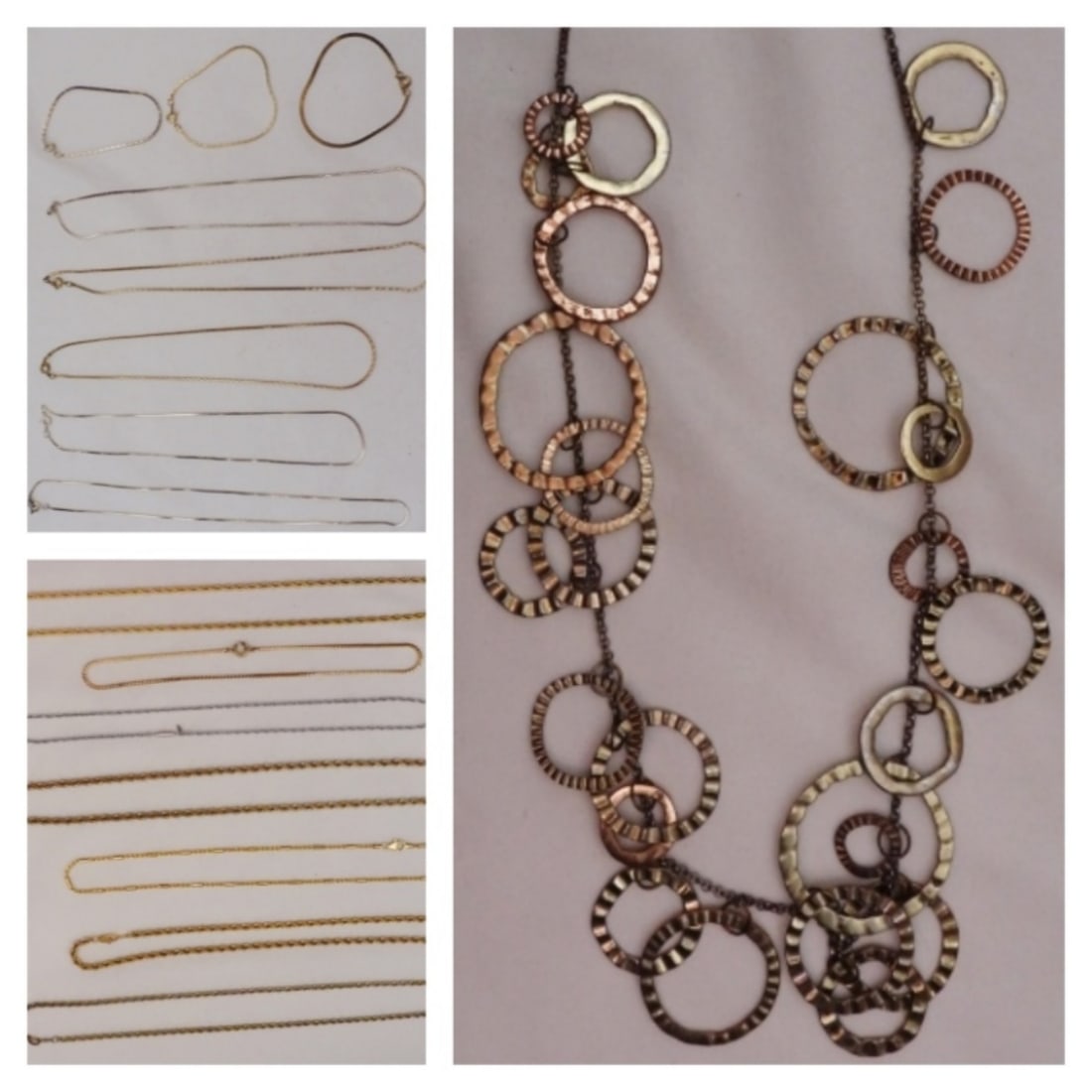 (13) Mixed-Tone Chains & (3) Bracelets: Get yours now