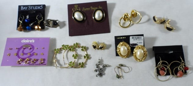 20 Pair Of Post Earrings