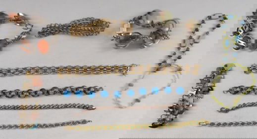 10 Mixed Lot Of Bracelets