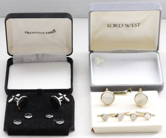 Cufflinks New In Boxes 2 Sets