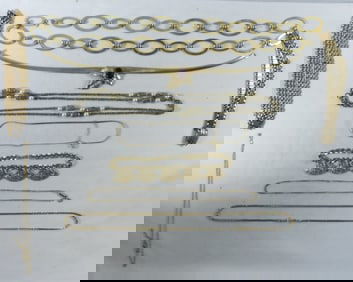 10 Gold-Tone Necklaces