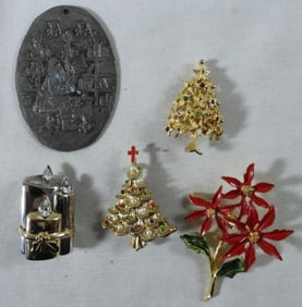 Mixed Christmas Lot Of 5