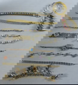 11 Gold-Tone Bracelets