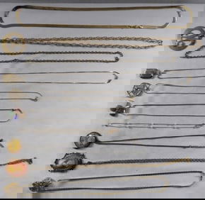 10 Gold-Tone Necklaces