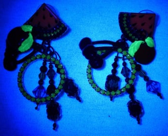 Uranium Glass Earrings