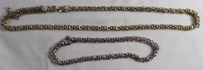 Two Very Thick Necklaces