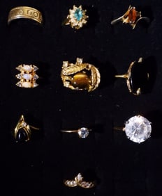 10 Women's Rings Size 3.5-8.5