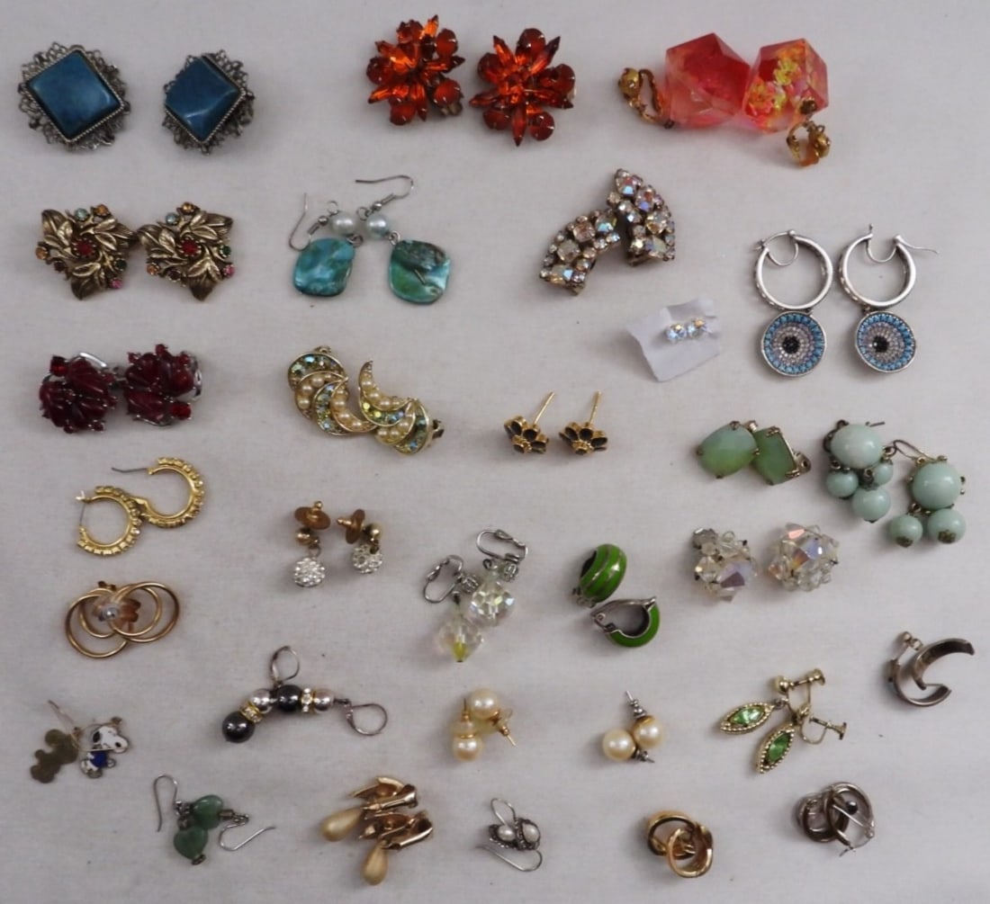 30 Pairs Of Assorted Earrings (1 of 3)