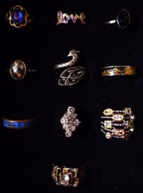 10 Assorted Rings