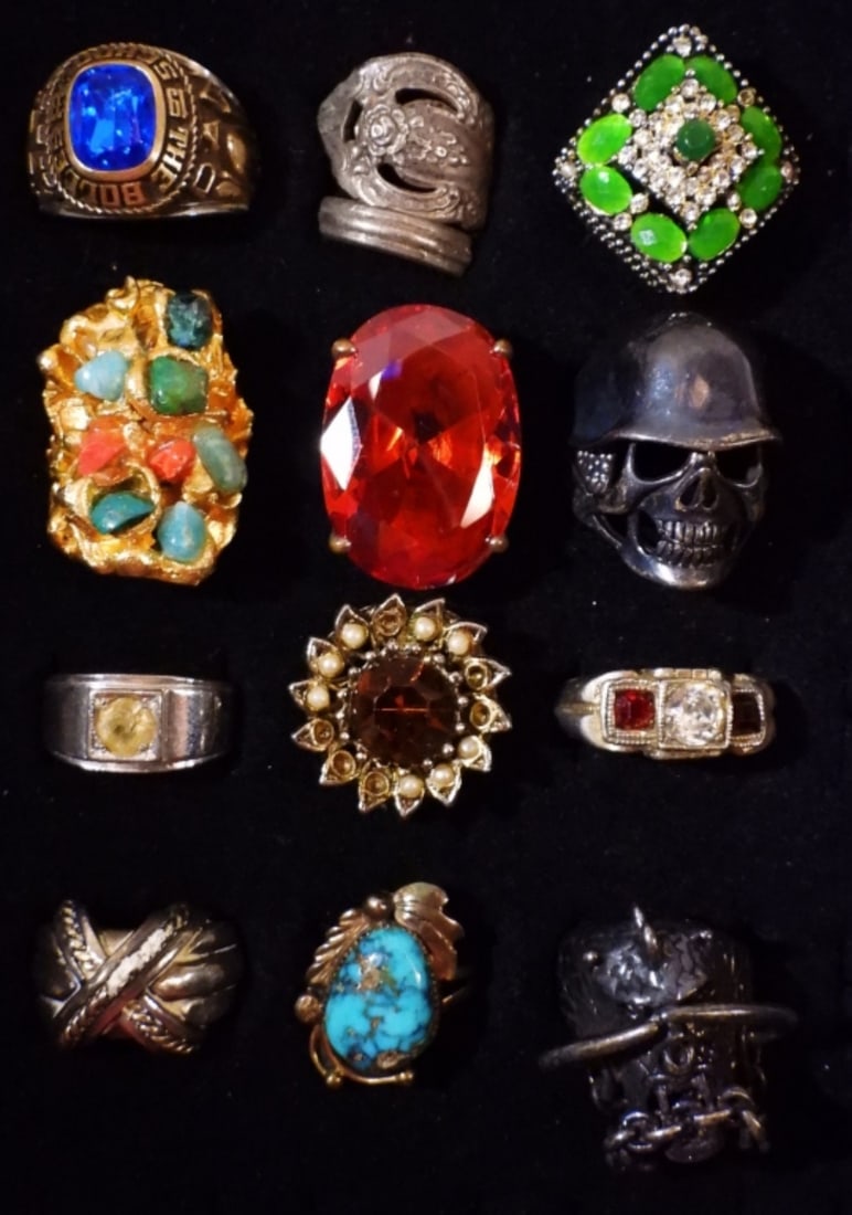 12 Mixed Lot Rings (1 of 1)