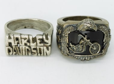 Harley Davidson Sterling Ring