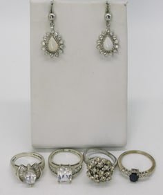 Sapphire Diamond 925 Ring & More