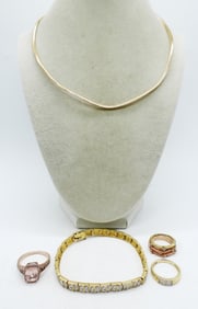 Rose Gold Plated Sterling Rings & More