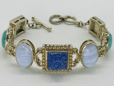 Whitney Kelly 925 Multi Gemstone Bracelet