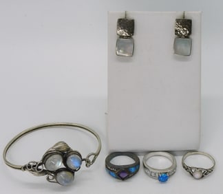 Moonstone, Opal & More 925 Rings, Bracelet