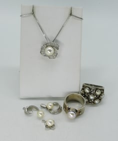 Pearl 925 Rings & Pendants