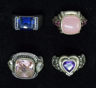 Sterling Brighton, Ripka, Stauer Rings