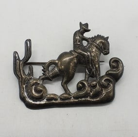 Mexico Sterling Brooch